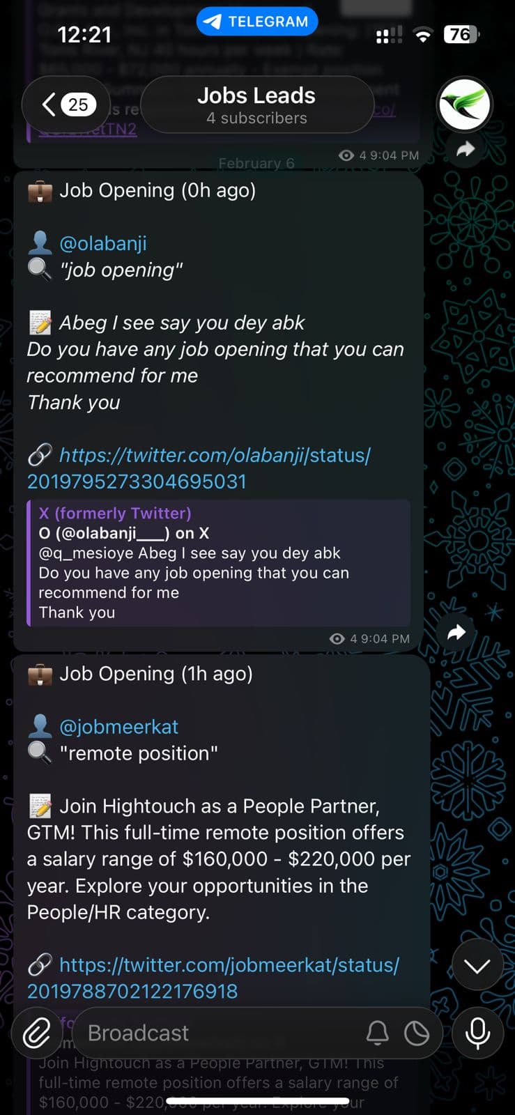 Jobs Leads screenshot